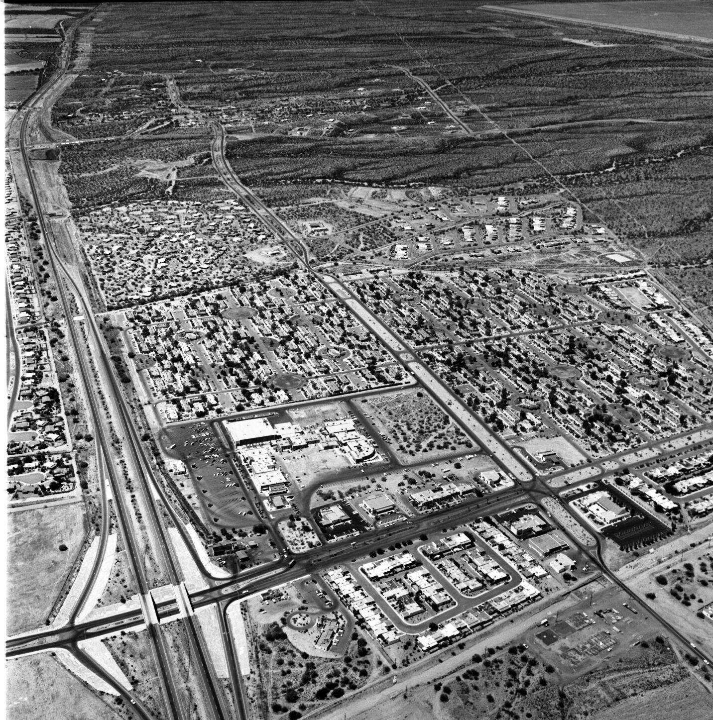 Tucson aerial photos, 1975